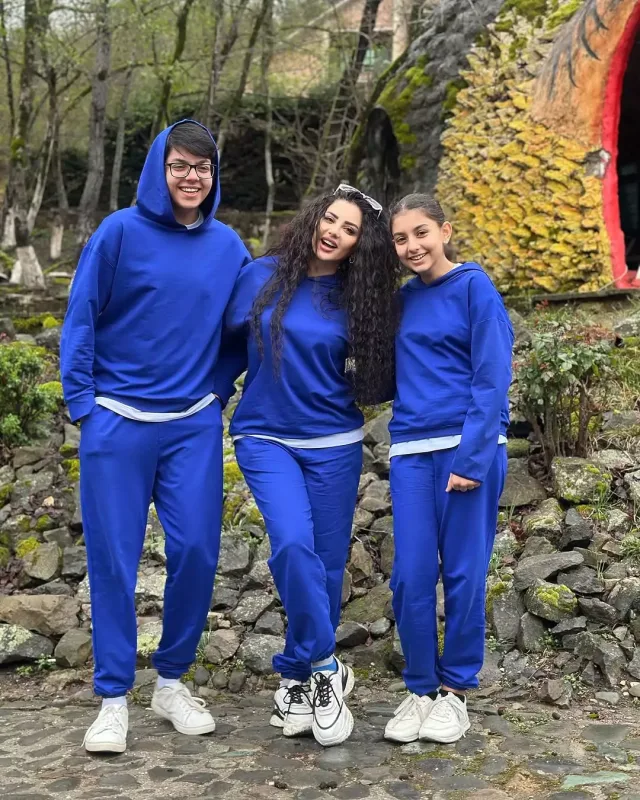 Xəyalədən övladları ilə paylaşım