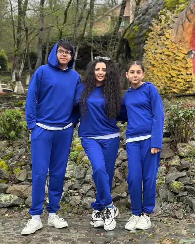 Xəyalədən övladları ilə paylaşım