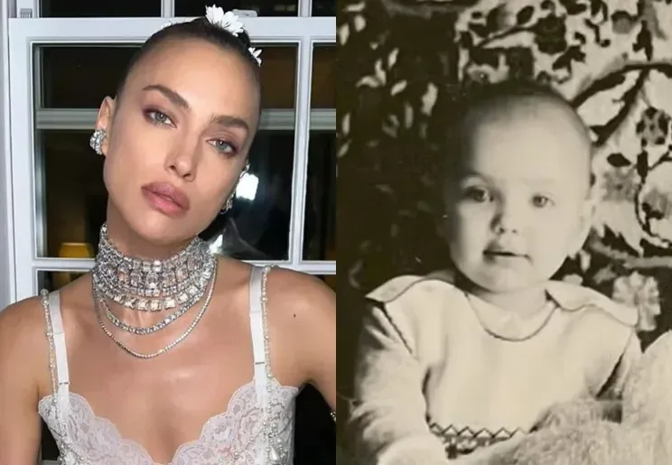 İrina Şeykin uşaqlıq fotosu ilə yeni dərgini bəzədi