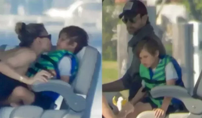 İqlesias arvadı və uşaqları ilə Mayamidə dincəlir