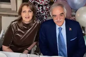 Polad Bülbüloğlu xanımı ilə