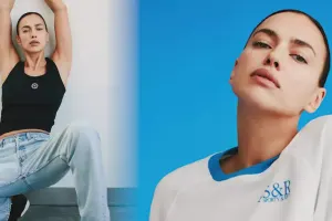 İrina Şeyk daha bir marka üçün pozalar verdi