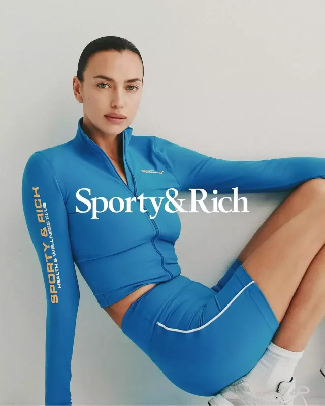 İrina Şeyk daha bir marka üçün pozalar verdi