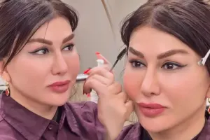 Fatimə makiyajsız halı ilə diqqət çəkdi