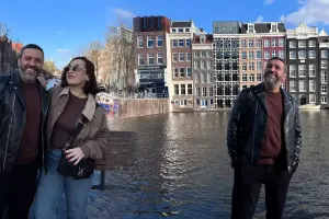 Taleh xanımı ilə Amsterdamda