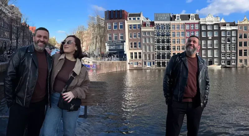 Taleh xanımı ilə Amsterdamda