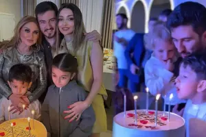 Mələkxanımın oğlu özünə doğum günü keçirdi