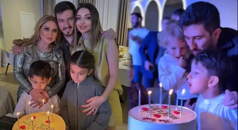 Mələkxanımın oğlu özünə doğum günü keçirdi