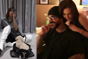 Hamilə olduğu deyilən sevgilisi Timati ilə yeni fotolarını paylaşdı