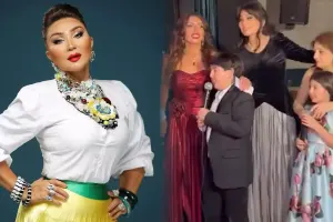 Nazpəri gəlininə doğum günü etdi - VİDEO