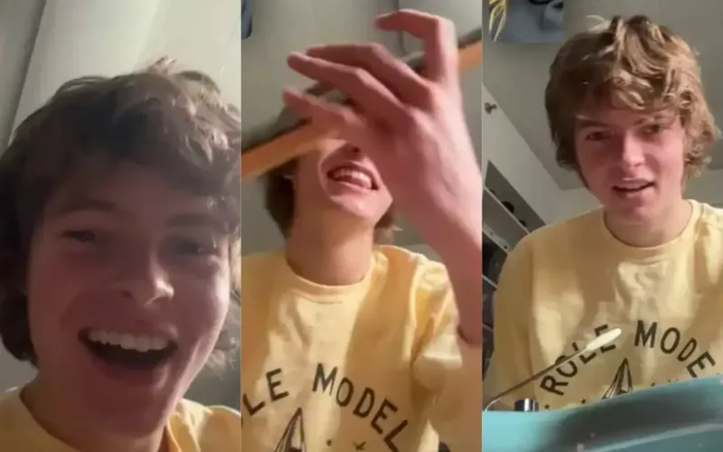 Qvinet Peltrou oğlunun yeni fotolarını paylaşdı