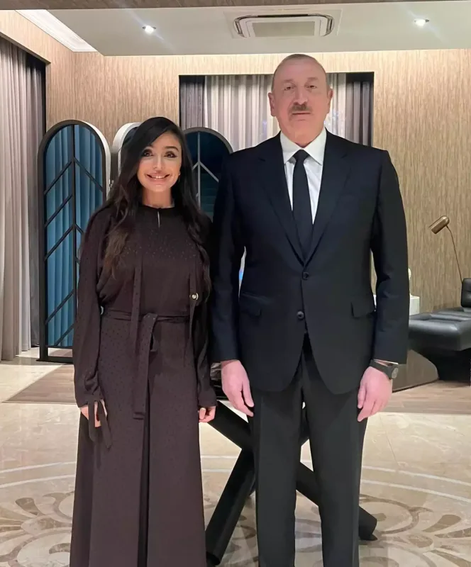 Prezident ailəsi ilə...