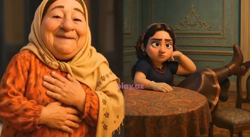 Süni intellektlə “Qayınana” filminin animasiya versiyası - Video
