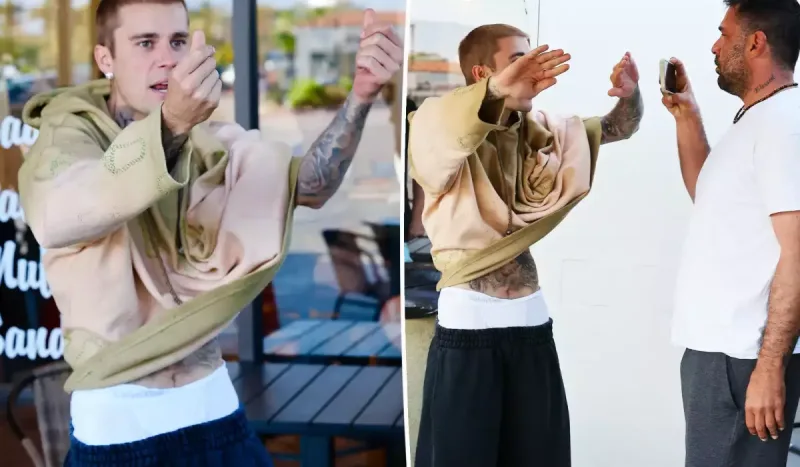 Castin küçədə paparatsiyalarla dalaşdı - Video