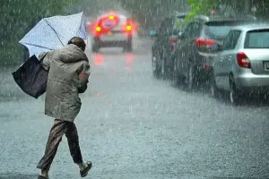 Bakıda güclü yağış yağır - Faktiki hava