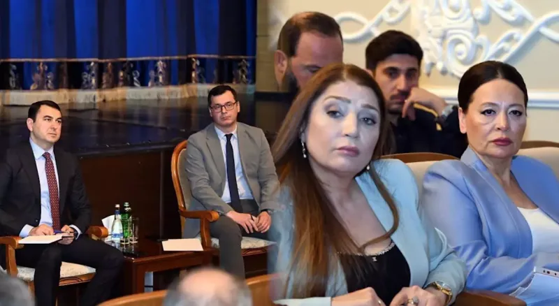 Nazir aktyorlarla görüşdü