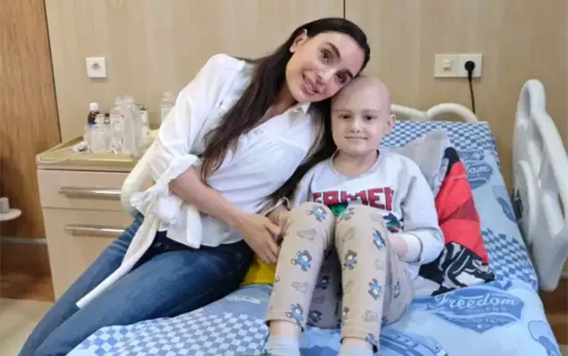 Leyla Əliyeva Uşaq Onkologiya Klinikasında - Fotolar