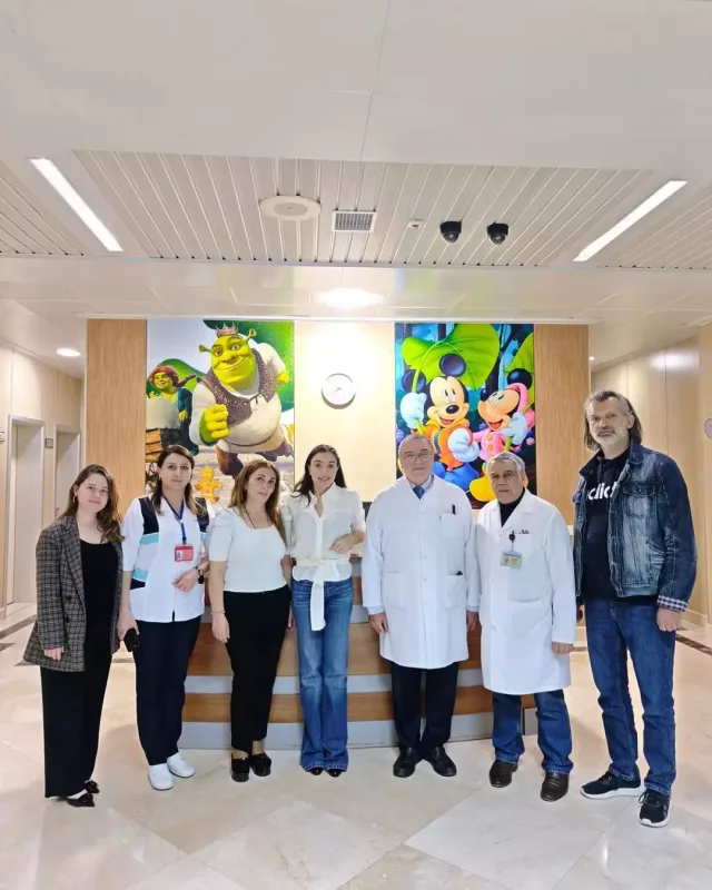 Leyla Əliyeva Uşaq Onkologiya Klinikasında - Fotolar