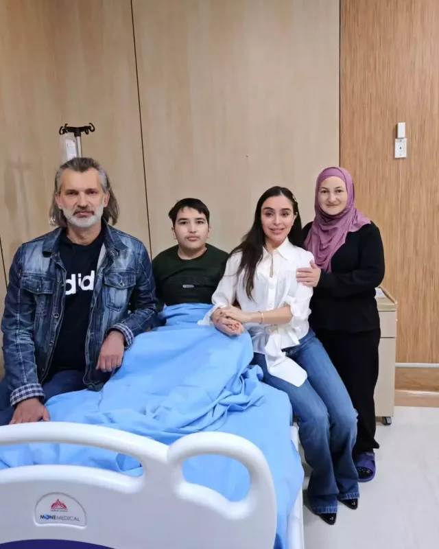 Leyla Əliyeva Uşaq Onkologiya Klinikasında - Fotolar