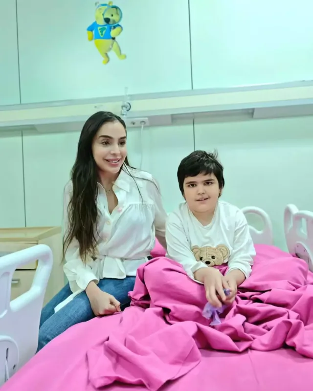 Leyla Əliyeva Uşaq Onkologiya Klinikasında - Fotolar