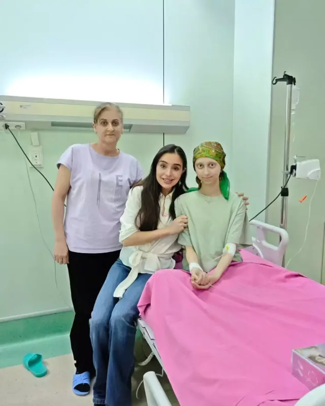 Leyla Əliyeva Uşaq Onkologiya Klinikasında - Fotolar