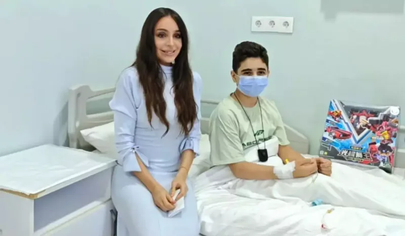 Leyla Əliyeva uşaqları ziyarət etdi