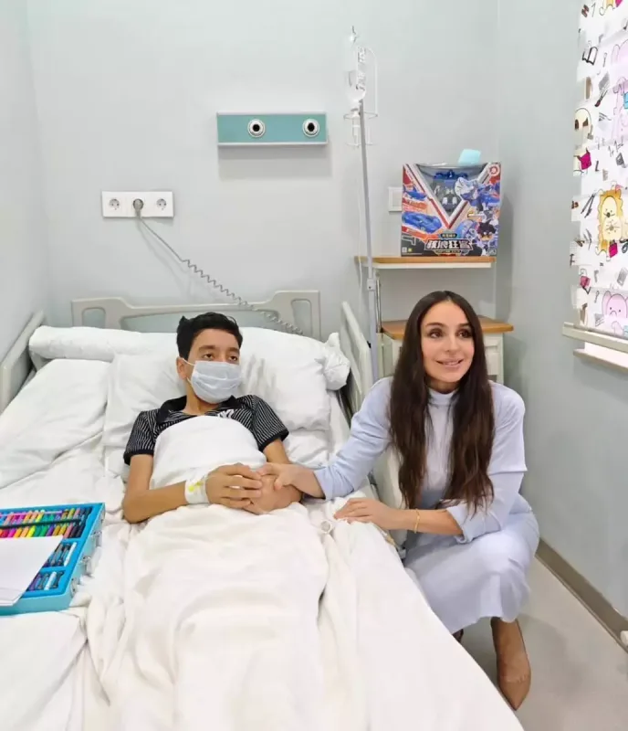 Leyla Əliyeva uşaqları ziyarət etdi