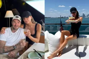 Viktoriya Bekhem ad gününü yaxtada keçirdi