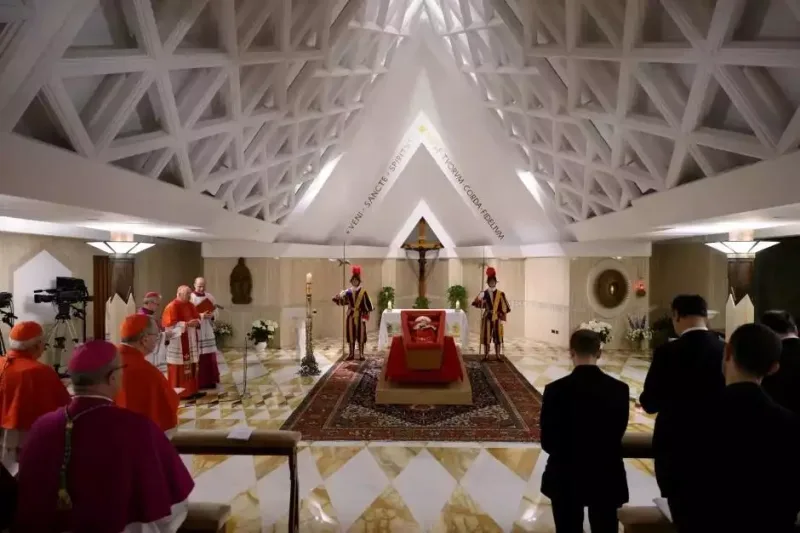 Roma Papası ilə vida mərasimi keçirilir - Fotolar
