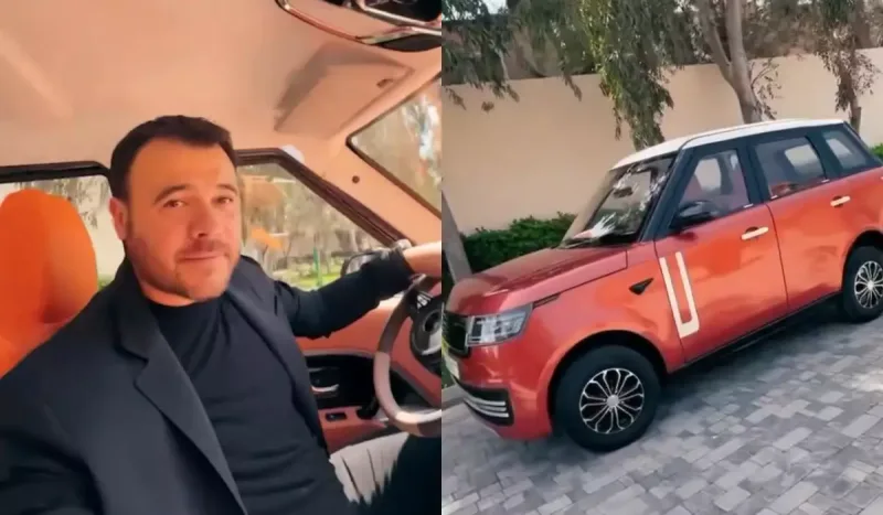 Emin ona hədiyyə verilən “Range Rover”i göstərdi - Video