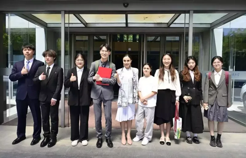 Leyla Əliyeva Pekin Xarici Dillər Universitetində - Fotolar