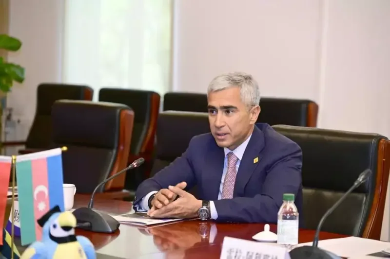 Leyla Əliyeva Pekin Xarici Dillər Universitetində - Fotolar