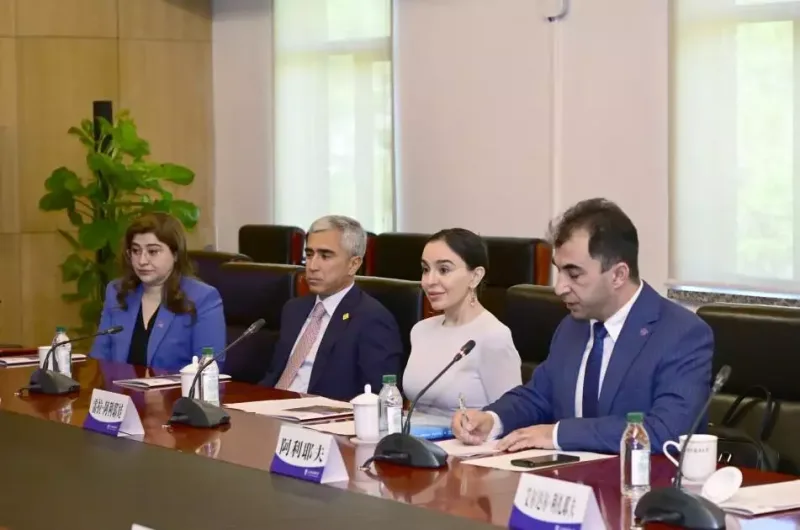 Leyla Əliyeva Pekin Xarici Dillər Universitetində - Fotolar