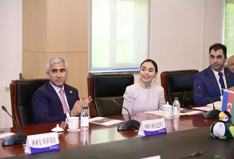 Leyla Əliyeva Pekin Xarici Dillər Universitetində - Fotolar