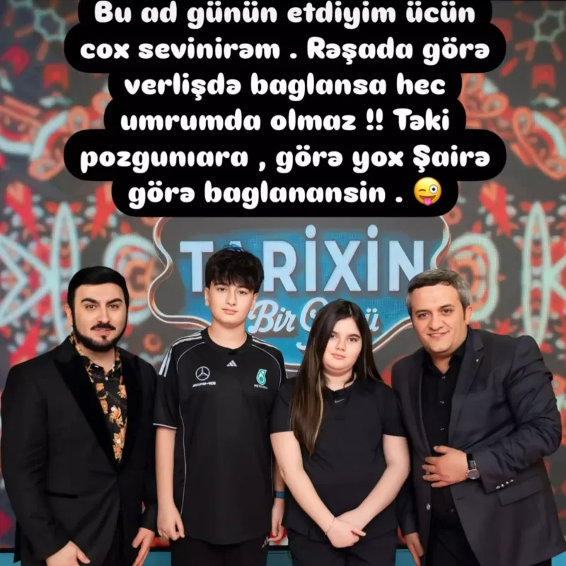 “Rəşada görə veriliş bağlansa, vecimə olmaz”