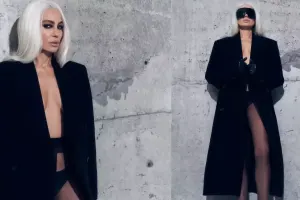 Günay yarıçılpaq halda pozalar verdi - Fotolar