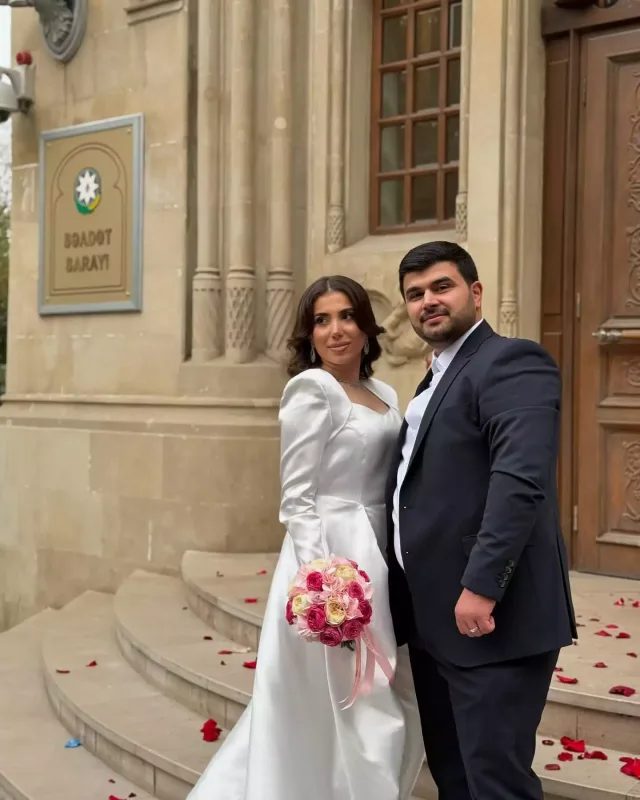 Cavanşir Məmmədovun nəvəsi ailə qurur - Foto/Video