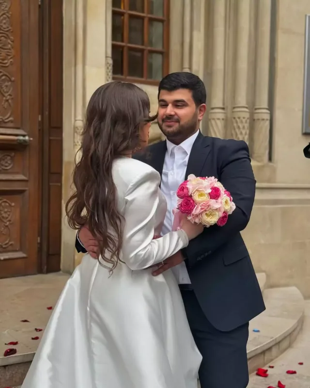 Cavanşir Məmmədovun nəvəsi ailə qurur - Foto/Video