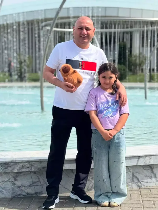 İlkindən qızı ilə paylaşım -  Foto