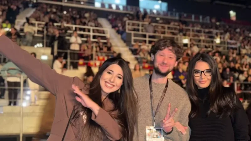 Aysel, Nurlana və Eldar bir arada…