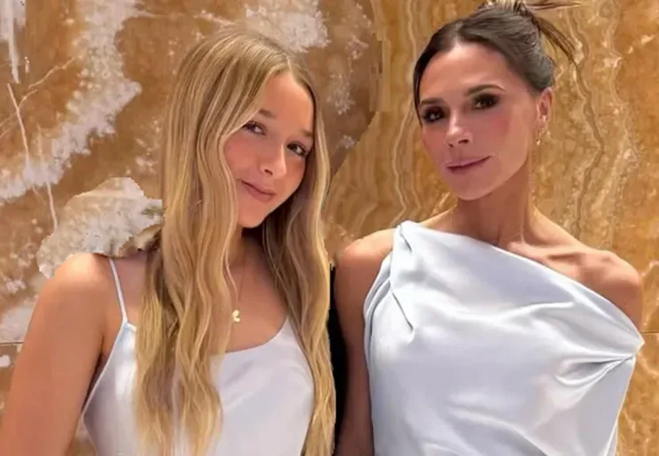 Bekhamın qızının geyimi tənqid olundu - Fotolar