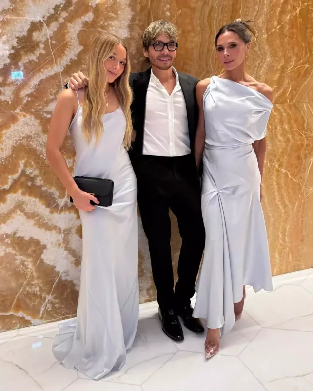 Bekhamın qızının geyimi tənqid olundu - Fotolar