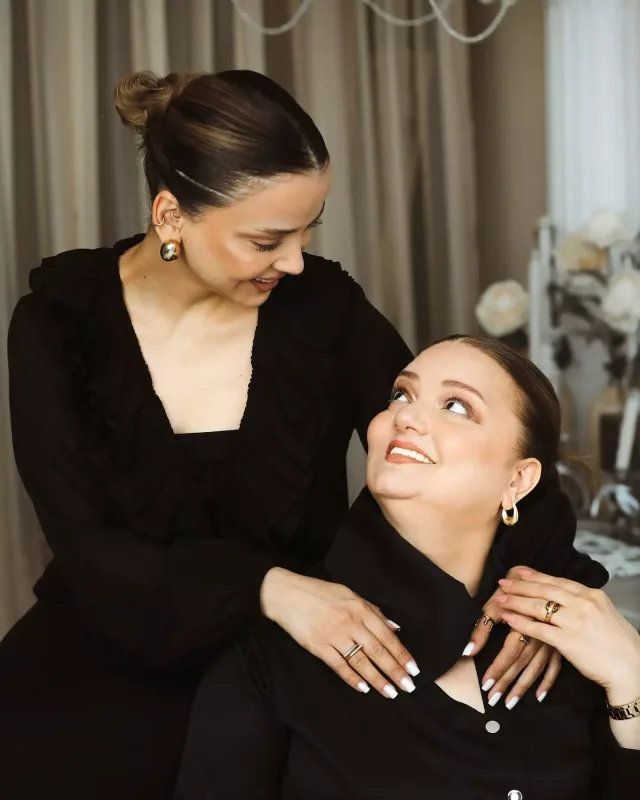 Ayseldən anası ilə fotolar