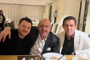 Emin Ağalarovla Eyyub Yaqubov bir arada