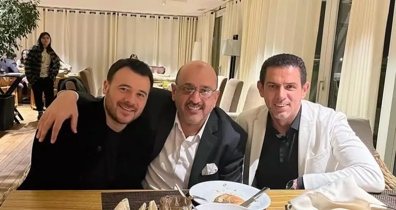 Emin Ağalarovla Eyyub Yaqubov bir arada