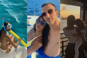 Naominin uşaqları və milyonçu “sevgilisi” ilə Maldiv tətili