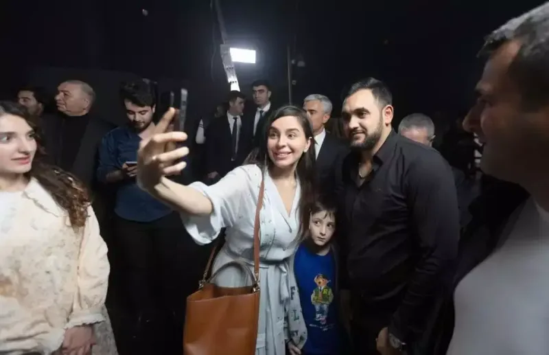 Leyla və Arzu Əliyevalar musiqili gecədə - Fotolar