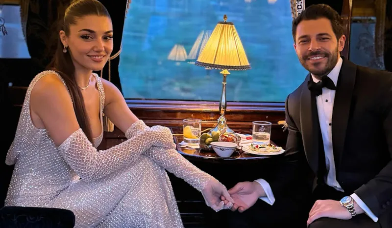 Roma-Paris qatarında romantik anlar...