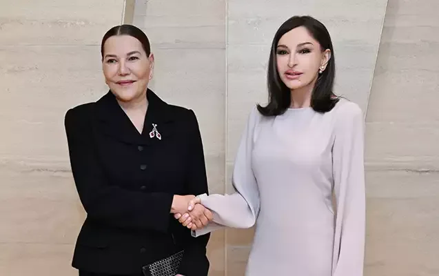 Mehriban Əliyeva Mərakeş Şahzadəsi ilə görüşdü - Fotolar