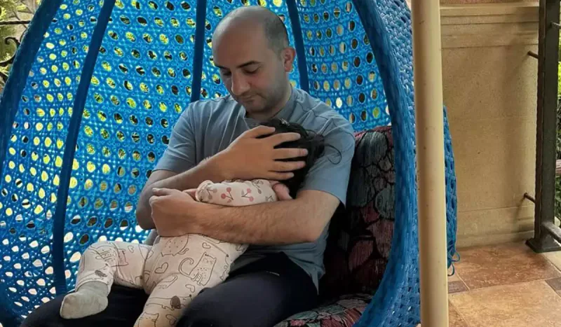 Nicat qızı ilə...